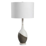 Tanali Gray/White Modern Table Lamp - Ornate Home