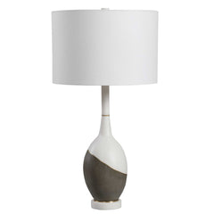 Tanali Gray/White Modern Table Lamp - Ornate Home