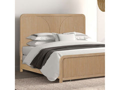 Tangentry Natural Queen Bed - Ornate Home