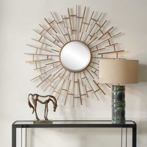 Tangled Bronze Round Mirror - Ornate Home