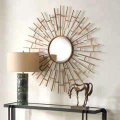 Tangled Bronze Round Mirror - Ornate Home