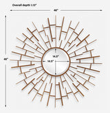 Tangled Bronze Round Mirror - Ornate Home