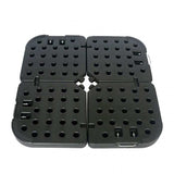 Tangram Black Umbrella Base w/ Handle - Ornate Home