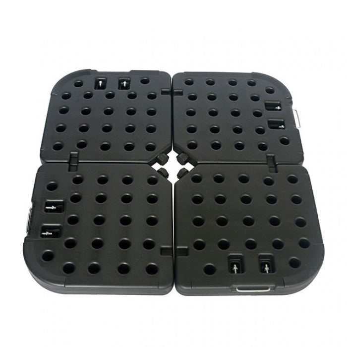 Tangram Black Umbrella Base w/ Handle - Ornate Home