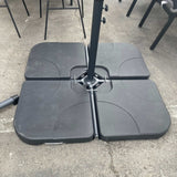 Tangram Black Umbrella Base w/ Handle - Ornate Home