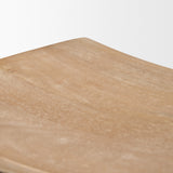Taniel Light Brown/Black Wood Metal Counter Stool