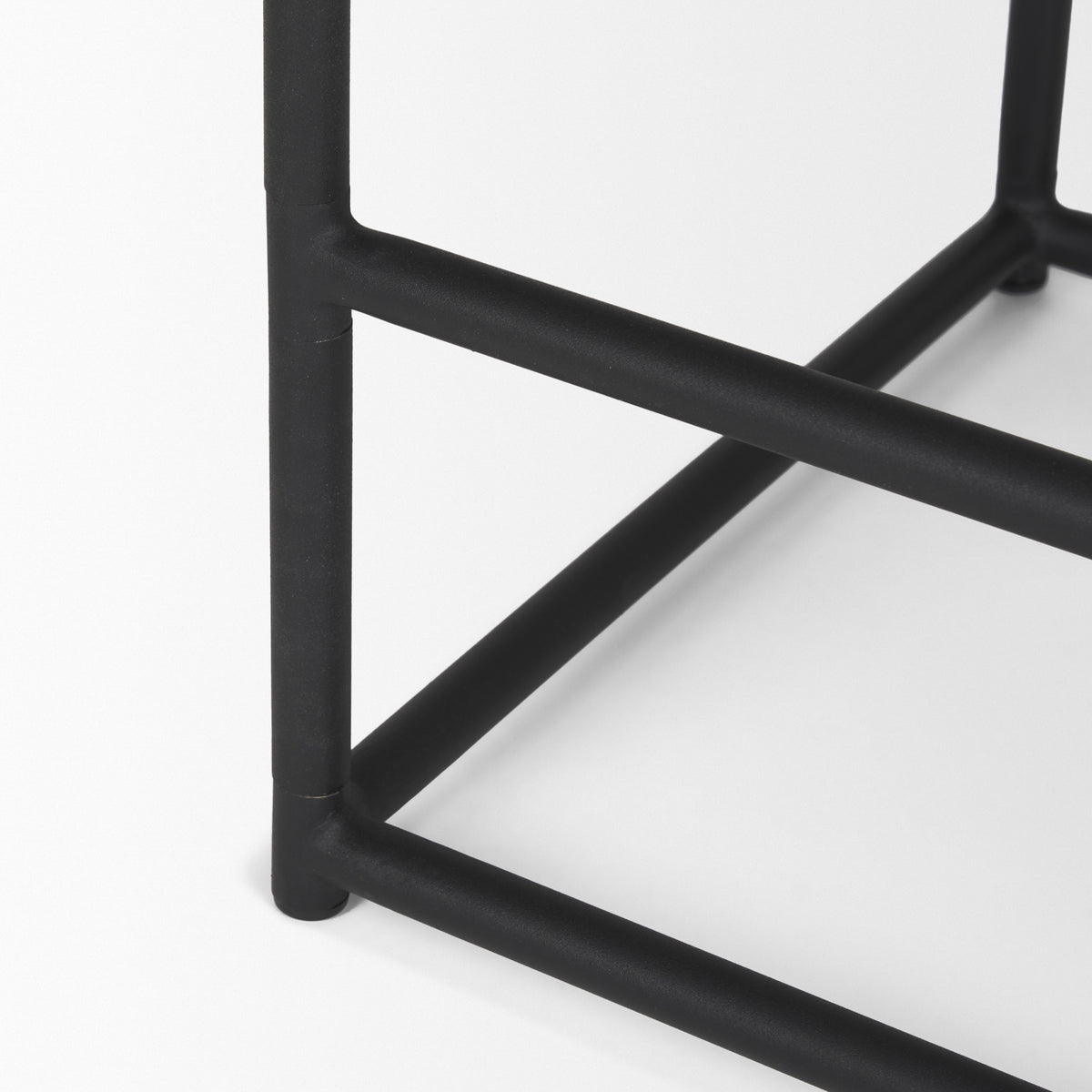 Taniel Light Brown/Black Wood Metal Counter Stool