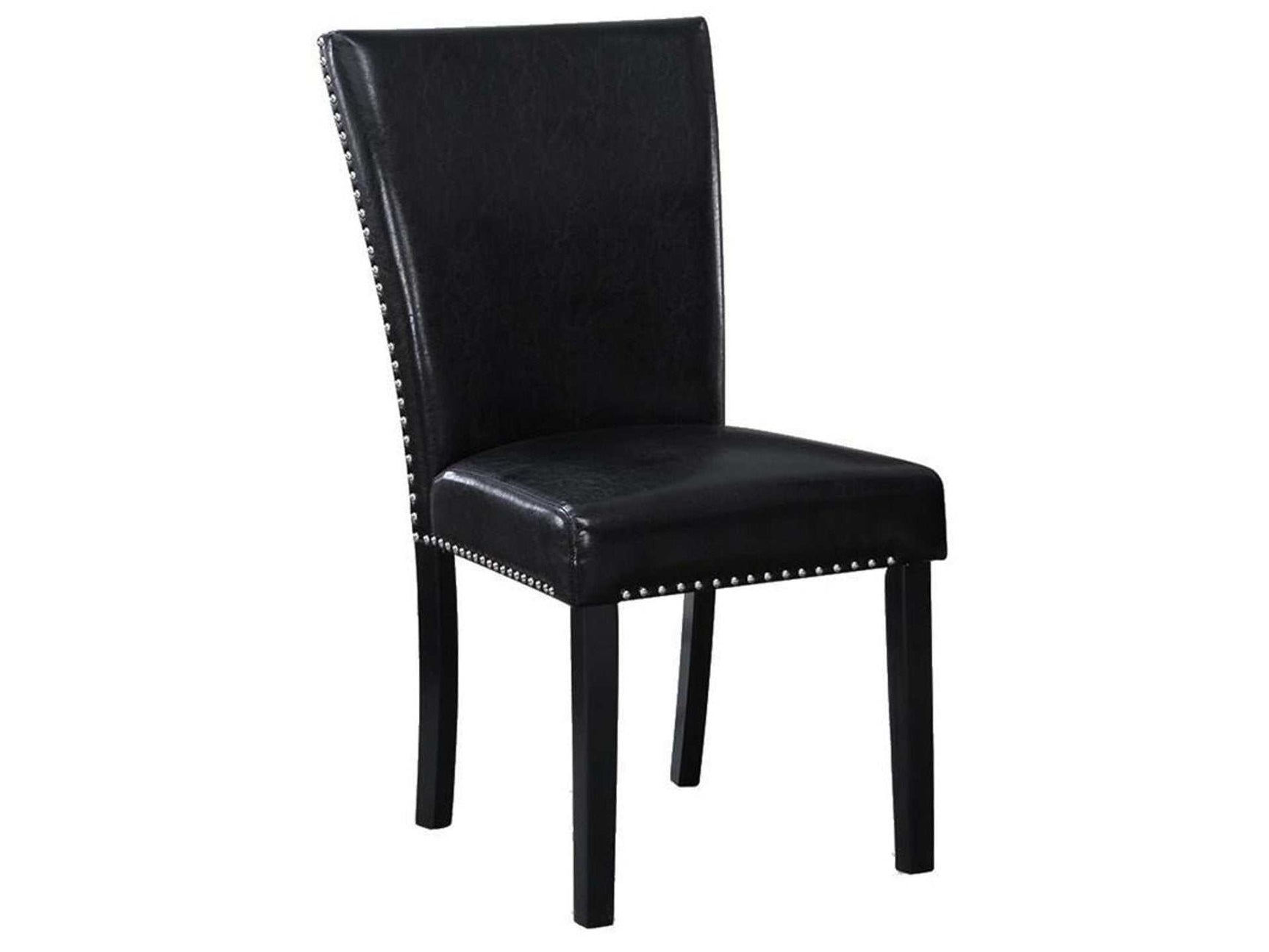 Tanner Black Dining Room Side Chair (Set of 2) - Ornate Home