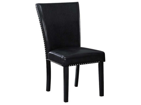 Tanner Black Dining Room Side Chair (Set of 2) - Ornate Home