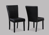 Tanner Black/White Faux Marble Top Dining Set - Ornate Home