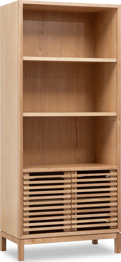 Tanner Flaxen Bookcase - Ornate Home