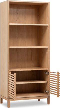Tanner Flaxen Bookcase - Ornate Home
