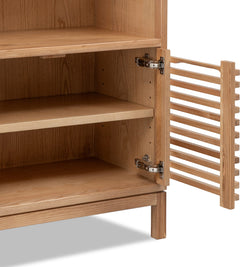 Tanner Flaxen Bookcase - Ornate Home