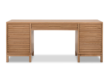 Tanner Flaxen File Drawer Desk - Ornate Home