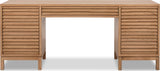 Tanner Flaxen File Drawer Desk - Ornate Home
