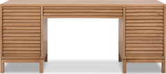 Tanner Flaxen File Drawer Desk - Ornate Home