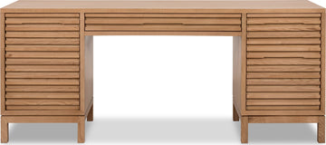 Tanner Flaxen File Drawer Desk - Ornate Home