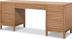 Tanner Flaxen File Drawer Desk - Ornate Home
