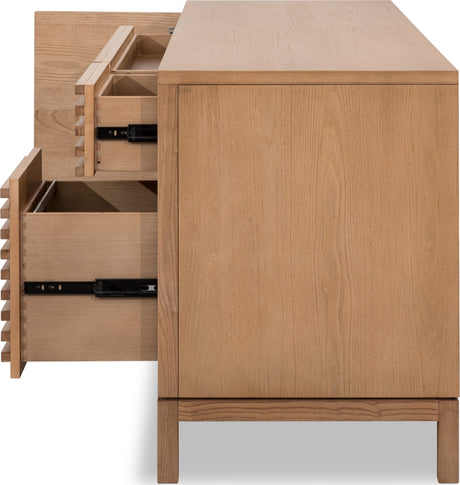 Tanner Flaxen File Drawer Desk - Ornate Home