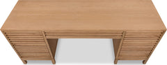 Tanner Flaxen File Drawer Desk - Ornate Home