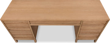 Tanner Flaxen File Drawer Desk - Ornate Home