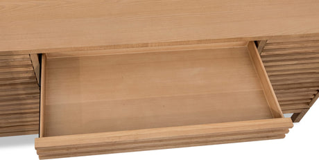 Tanner Flaxen File Drawer Desk - Ornate Home