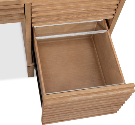 Tanner Flaxen File Drawer Desk - Ornate Home