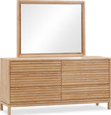 Tanner Flaxen Six Drawer Ash Wood Dresser - Ornate Home