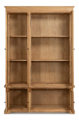 Tanner Natural Bookcase - Ornate Home