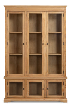 Tanner Natural Bookcase - Ornate Home