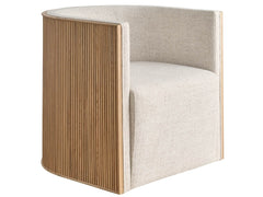 Tanner Skylark/Linen Swivel Chair - Ornate Home