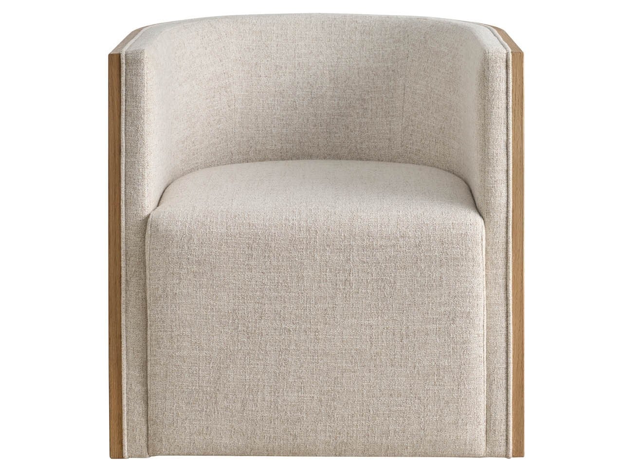 Tanner Skylark/Linen Swivel Chair - Ornate Home