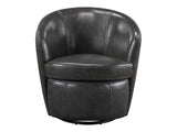 Tanner Smoky Gray Swivel Chair - Ornate Home