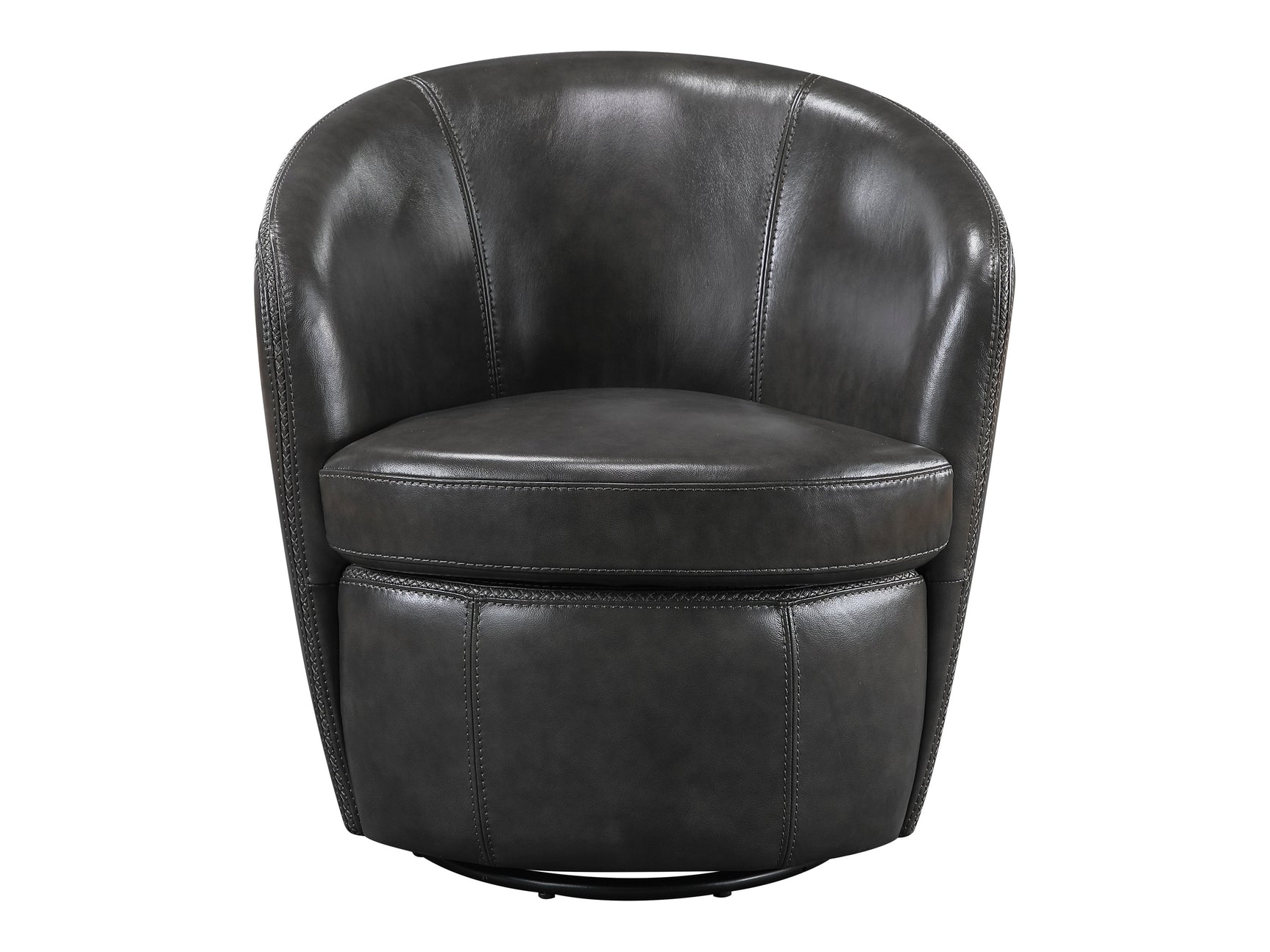 Tanner Smoky Gray Swivel Chair - Ornate Home