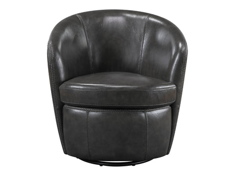 Tanner Smoky Gray Swivel Chair - Ornate Home