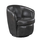 Tanner Smoky Gray Swivel Chair - Ornate Home