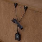 Tanner Two Drawer Ash Wood Nightstand in Roux - Ornate Home