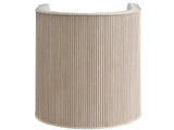 Tanner White Oak/Monique Linen Swivel Chair - Ornate Home