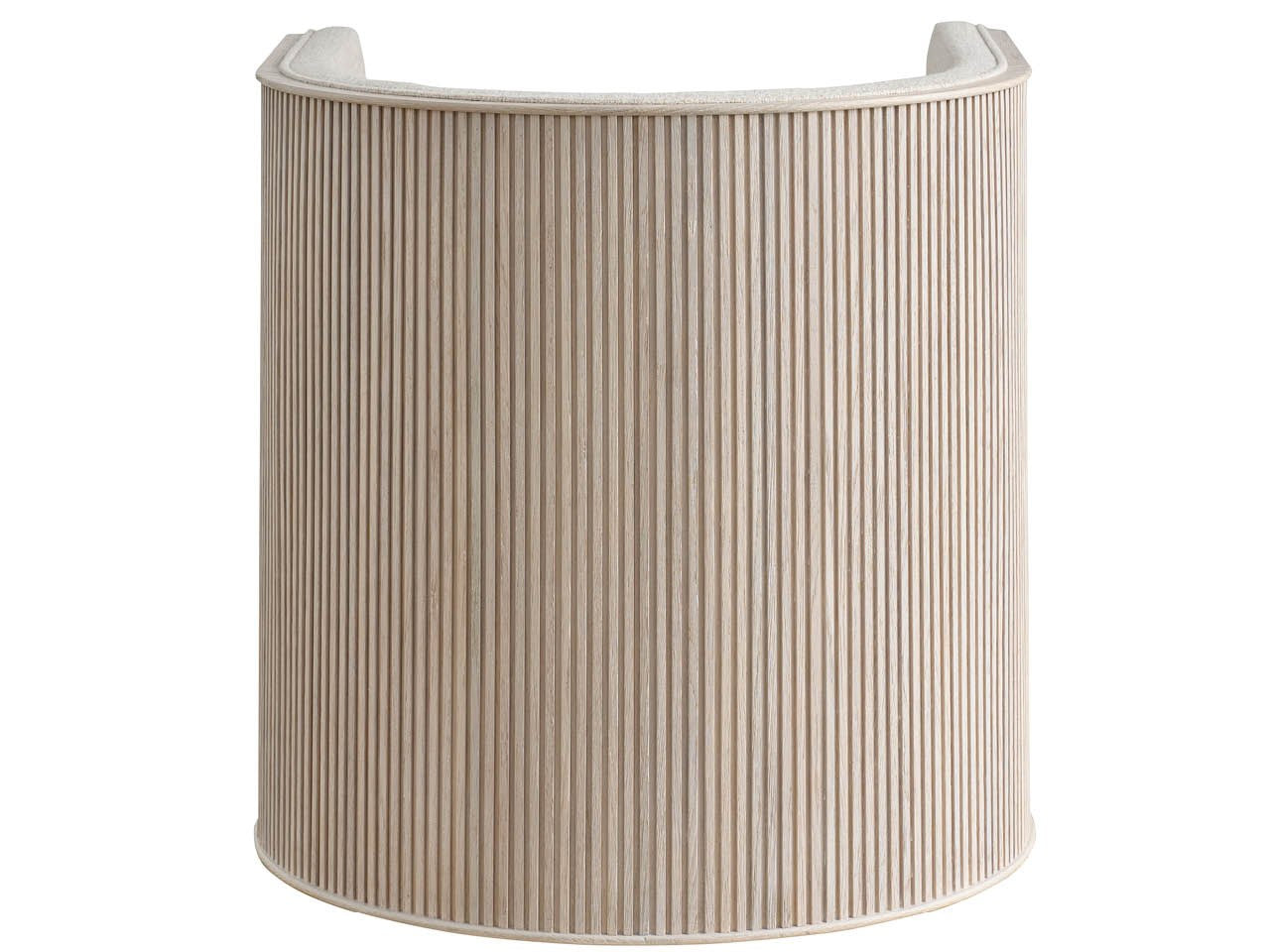 Tanner White Oak/Monique Linen Swivel Chair - Ornate Home