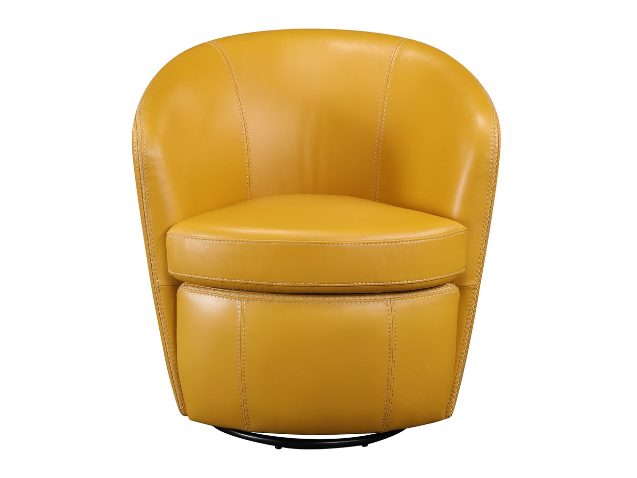 Tanner Yellow Swivel Chair - Ornate Home