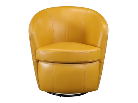 Tanner Yellow Swivel Chair - Ornate Home