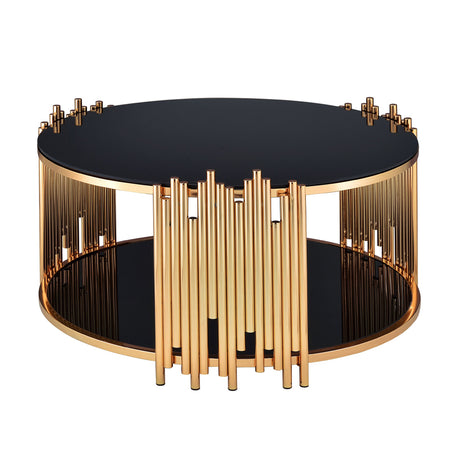 Tanquin Coffee Table in Gold/Black - Ornate Home