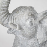 Tantor Gray Resin Elephant Calf Table Lamp - Ornate Home