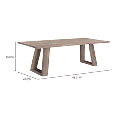 Tanya Grey Dining Table (Rectangular) - Ornate Home