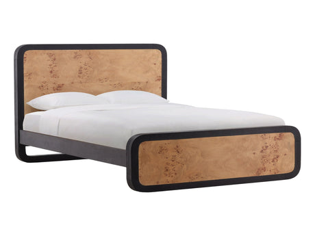 Tanya Natural/Black Bed - Ornate Home