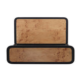 Tanya Natural/Black Bed - Ornate Home