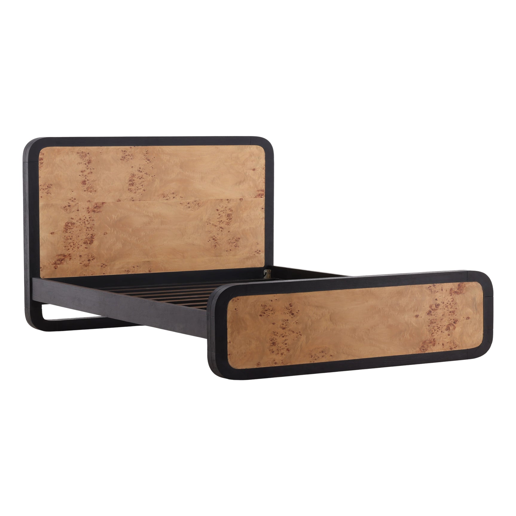 Tanya Natural/Black Bed - Ornate Home