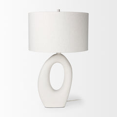 Tao Cream/White Base Table Lamp - Ornate Home