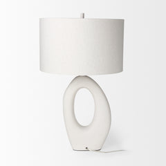 Tao Cream/White Base Table Lamp - Ornate Home