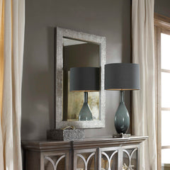 Tarek Silver Mirror - Ornate Home